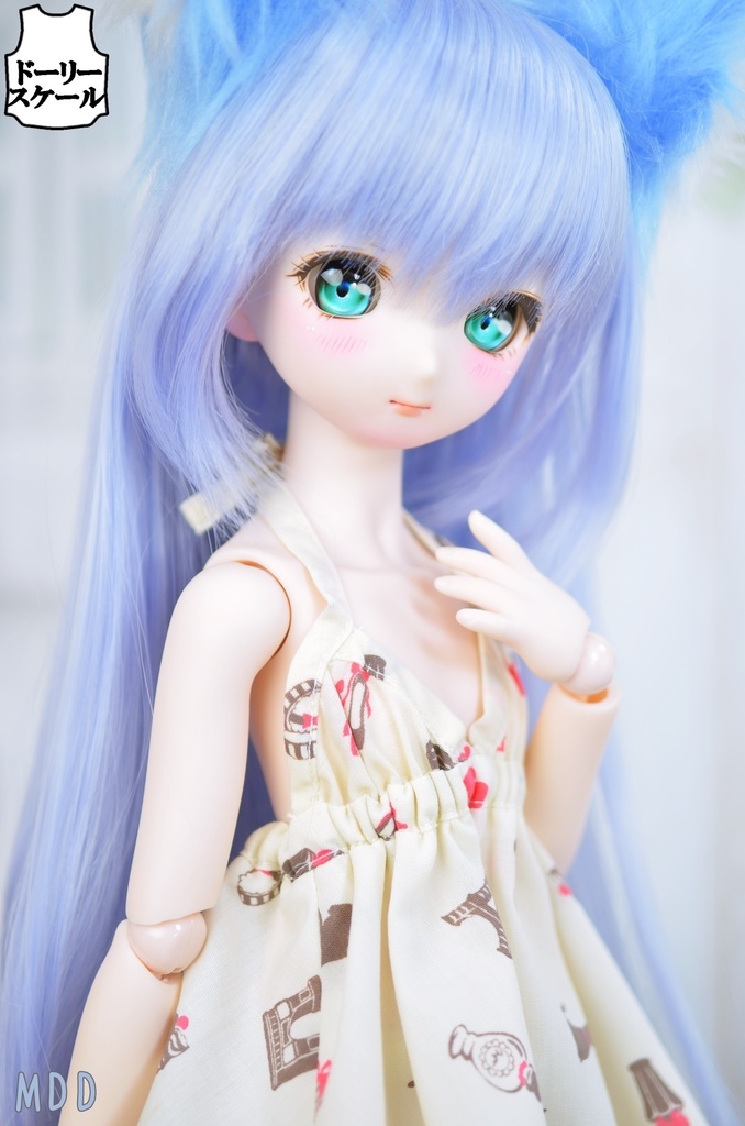 サマーワンピース・ホルターネックの型紙 Summer dress halterneck pattern