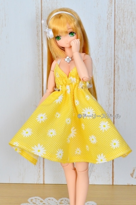 サマーワンピース・ホルターネックの型紙 Summer dress halterneck pattern
