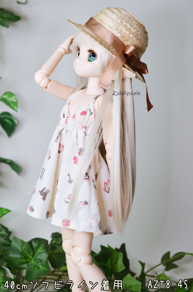 サマーワンピース・ホルターネックの型紙 Summer dress halterneck pattern