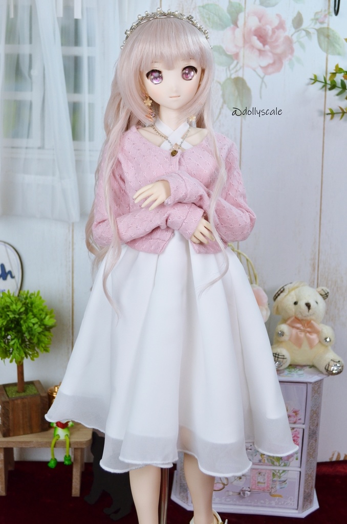サマーワンピース・ホルターネックの型紙 Summer dress halterneck pattern