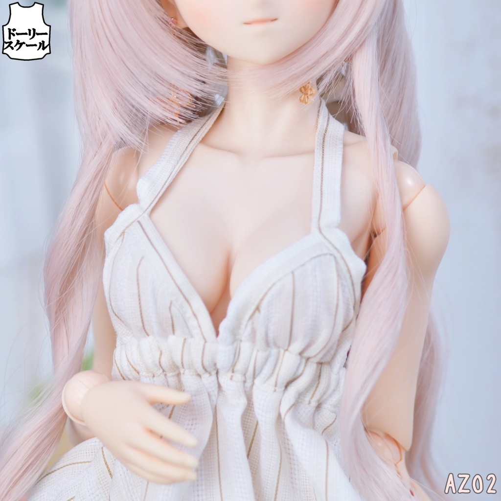 サマーワンピース・ホルターネックの型紙 Summer dress halterneck pattern