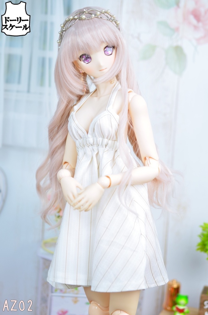 サマーワンピース・ホルターネックの型紙 Summer dress halterneck pattern