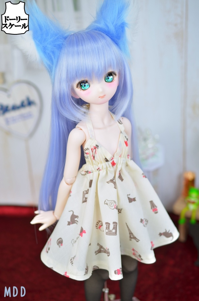 サマーワンピース・ホルターネックの型紙 Summer dress halterneck pattern