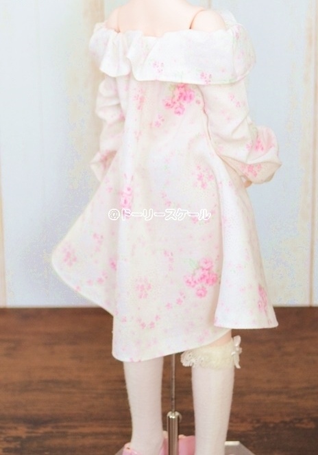 サマーワンピース・フリルの型紙 Summer dress frills pattern