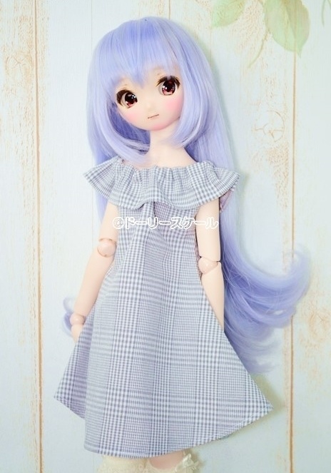 サマーワンピース・フリルの型紙 Summer dress frills pattern