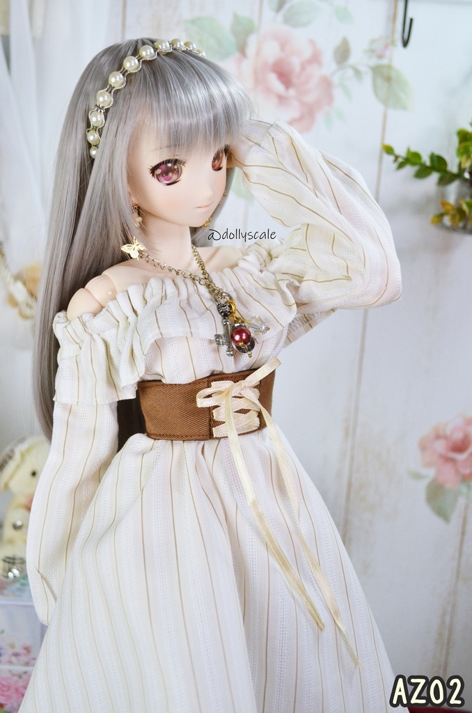 サマーワンピース・フリルの型紙 Summer dress frills pattern