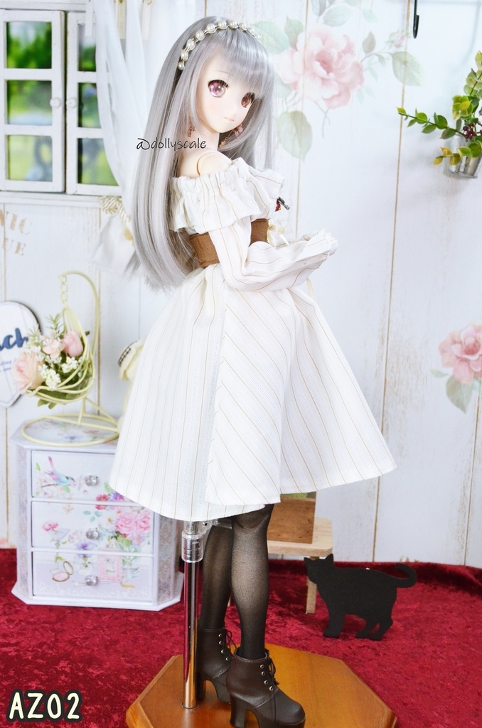 サマーワンピース・フリルの型紙 Summer dress frills pattern