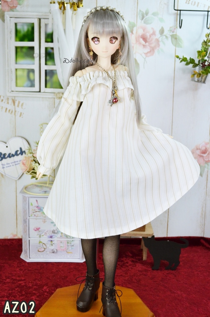 サマーワンピース・フリルの型紙 Summer dress frills pattern