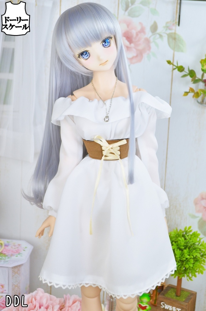 サマーワンピース・フリルの型紙 Summer dress frills pattern