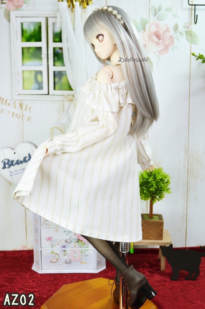 サマーワンピース・フリルの型紙 Summer dress frills pattern