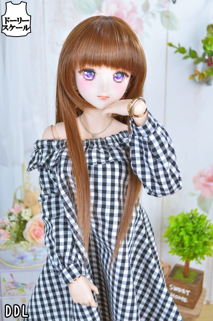 サマーワンピース・フリルの型紙 Summer dress frills pattern