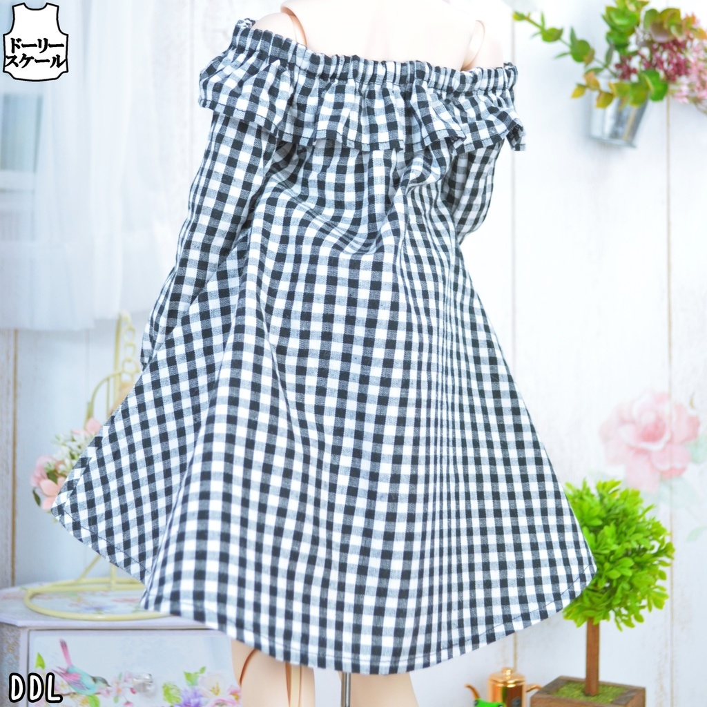サマーワンピース・フリルの型紙 Summer dress frills pattern