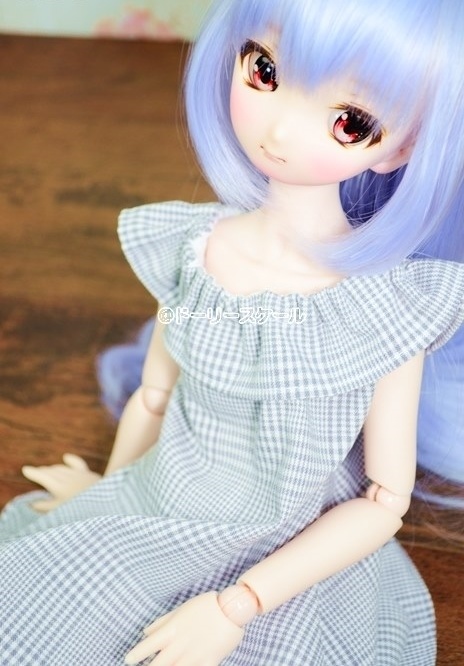 サマーワンピース・フリルの型紙 Summer dress frills pattern