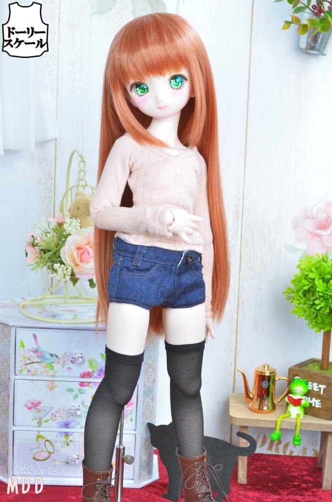 広開きVネックカットソーの型紙 Wide open v-neck cut-saw pattern