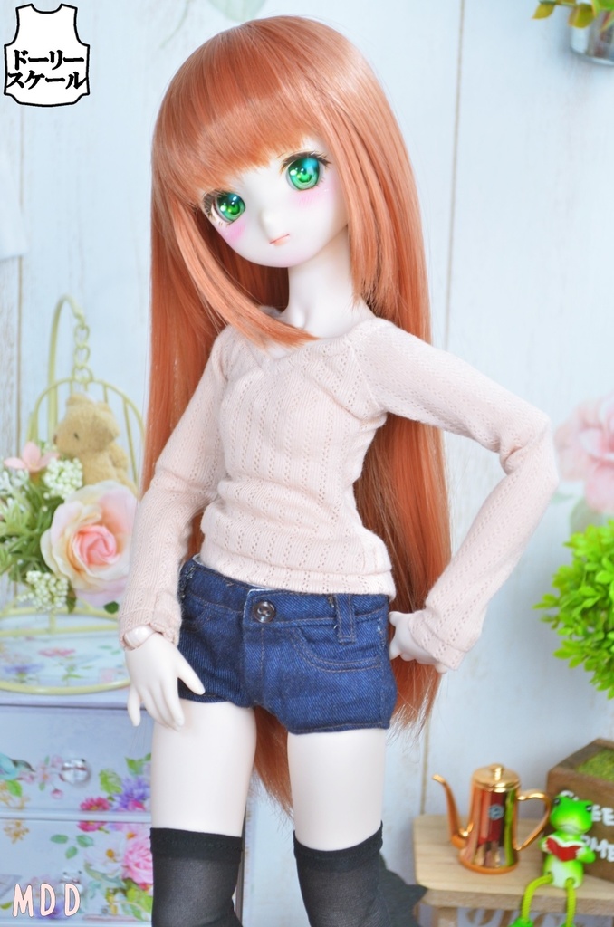 広開きVネックカットソーの型紙 Wide open v-neck cut-saw pattern