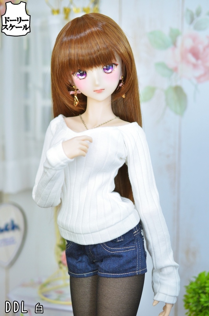 広開きVネックカットソーの型紙 Wide open v-neck cut-saw pattern