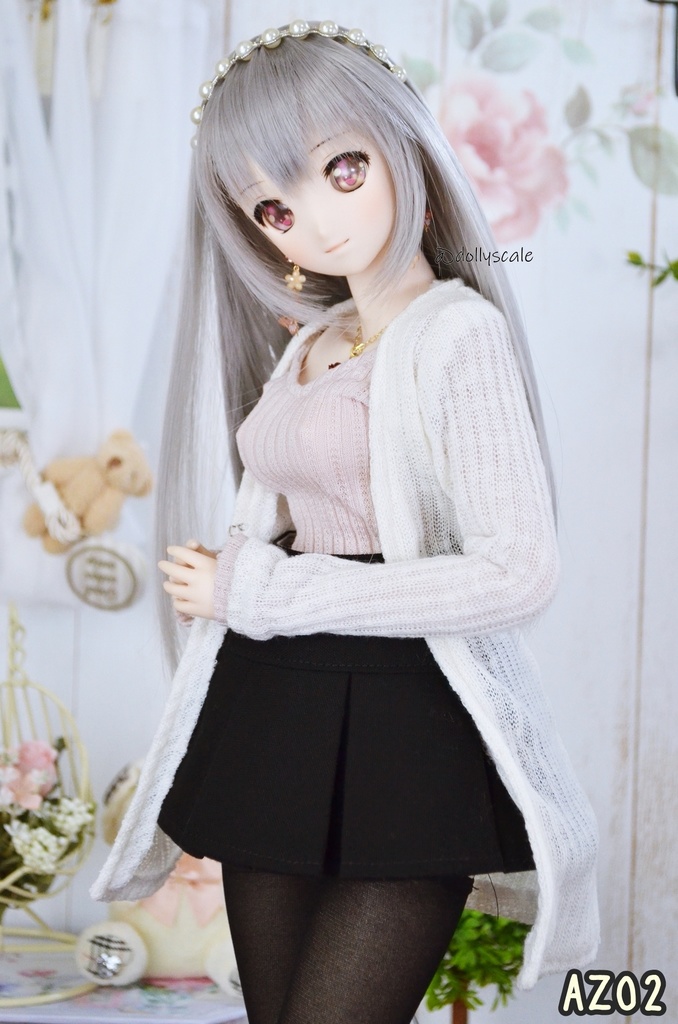 ロングカーディガンの型紙 Long Cardigan pattern