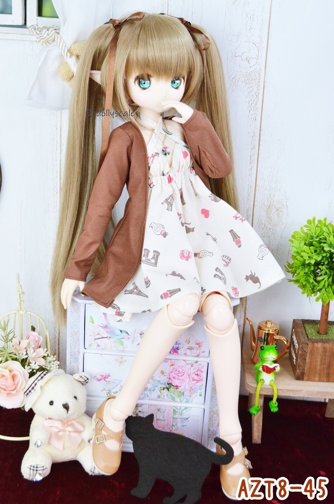 ロングカーディガンの型紙 Long Cardigan pattern
