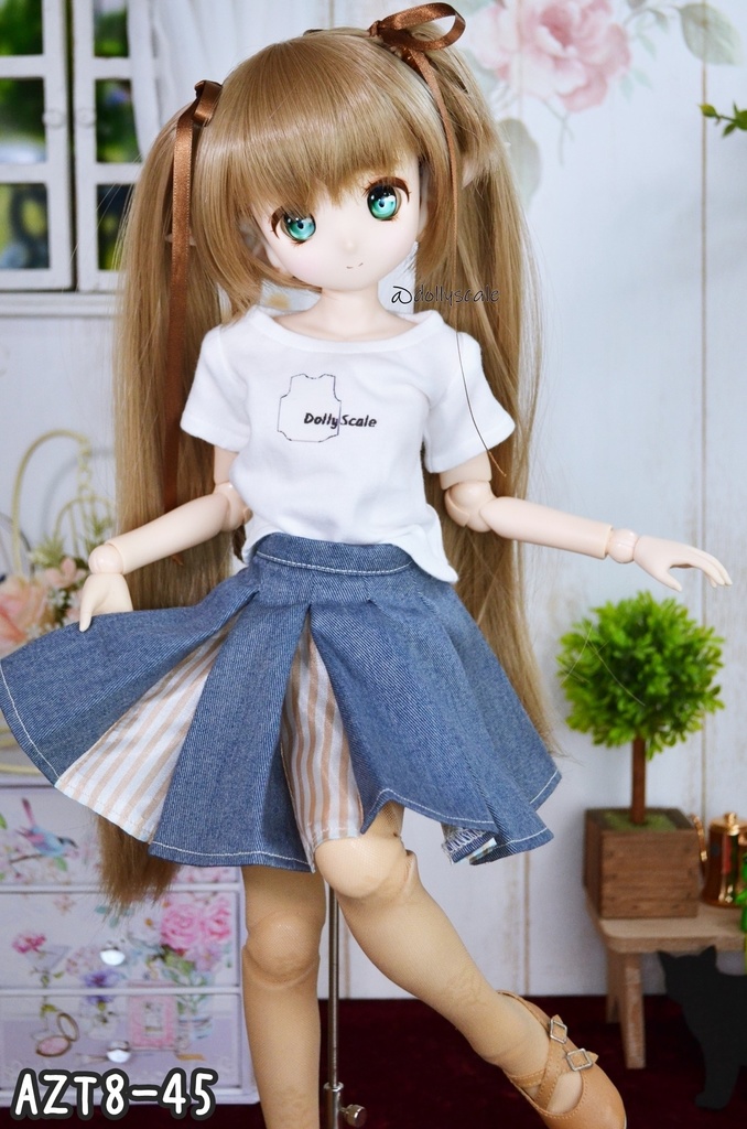 8本ボックスプリーツスカートの型紙 8-Box Pleated Skirt pattern