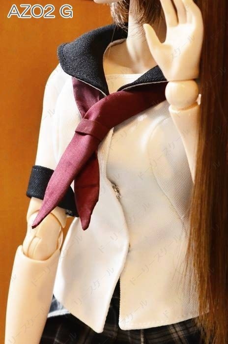 1/3ドール用スカーフの型紙 1/3 Doll Scarf pattern