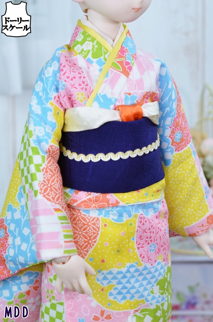 一重太鼓帯の型紙 Single Taiko obi pattern