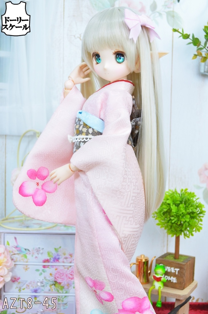 総裏地着物(袷着物)の型紙 Fully lined kimono pattern(Awase kimono)