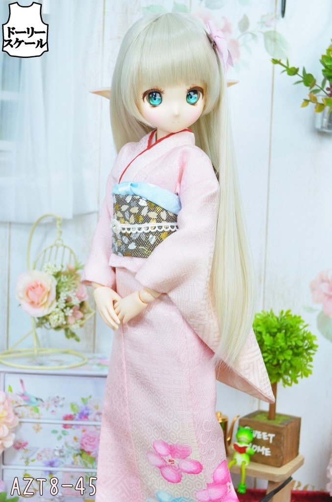 総裏地着物(袷着物)の型紙 Fully lined kimono pattern(Awase kimono)