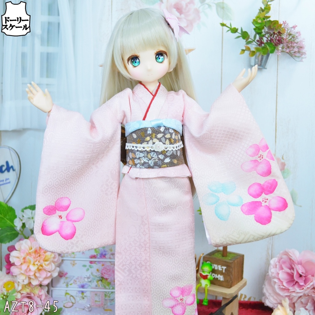 総裏地着物(袷着物)の型紙 Fully lined kimono pattern(Awase kimono)