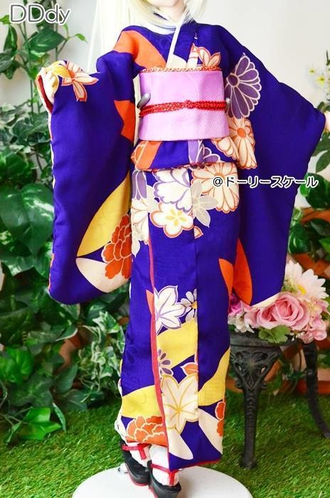 総裏地着物(袷着物)の型紙 Fully lined kimono pattern(Awase kimono)