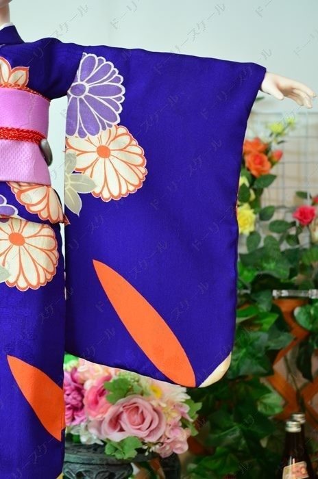 総裏地着物(袷着物)の型紙 Fully lined kimono pattern(Awase kimono)