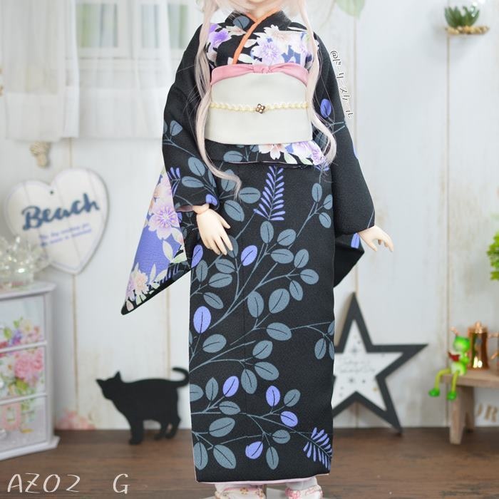 総裏地着物(袷着物)の型紙 Fully lined kimono pattern(Awase kimono)
