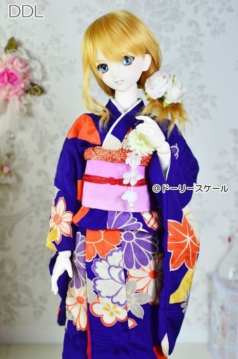 総裏地着物(袷着物)の型紙 Fully lined kimono pattern(Awase kimono)