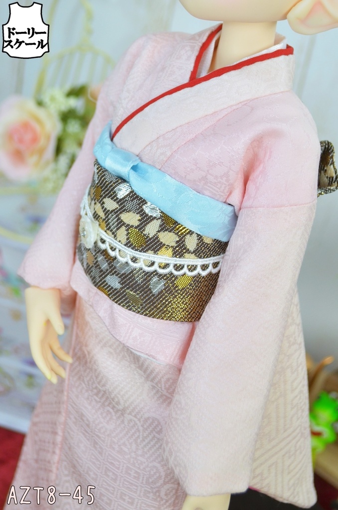 総裏地着物(袷着物)の型紙 Fully lined kimono pattern(Awase kimono)
