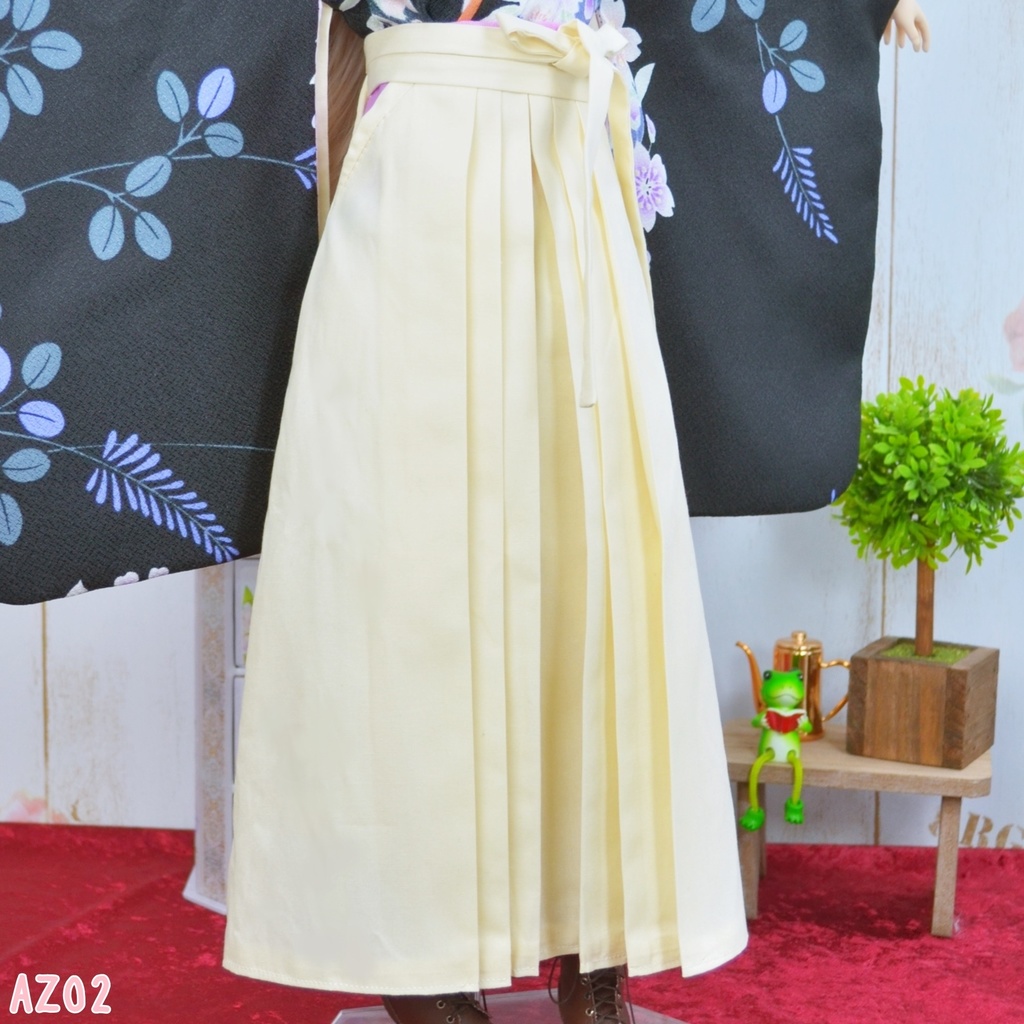 女袴の型紙 ドール服の型紙作製所 ドーリースケール Booth