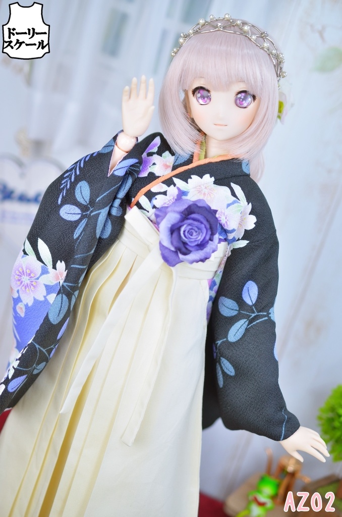 女袴の型紙 Women's hakama pattern