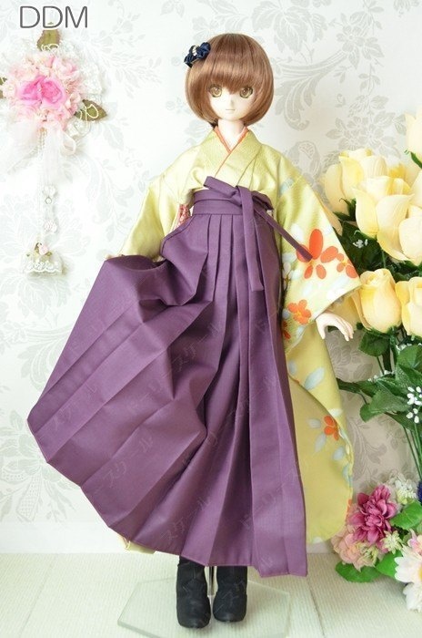 女袴の型紙 Women's hakama pattern