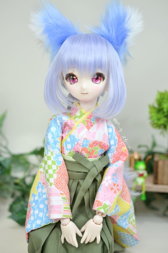 女袴の型紙 Women's hakama pattern