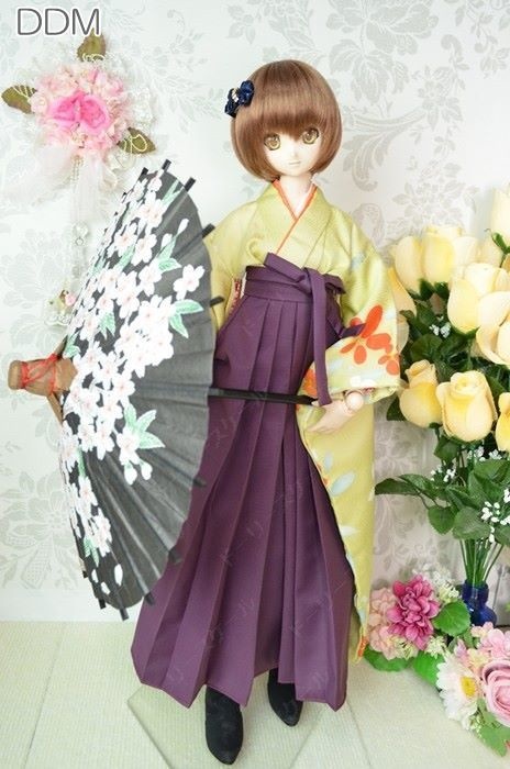 女袴の型紙 Women's hakama pattern