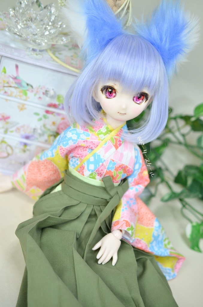 女袴の型紙 Women's hakama pattern