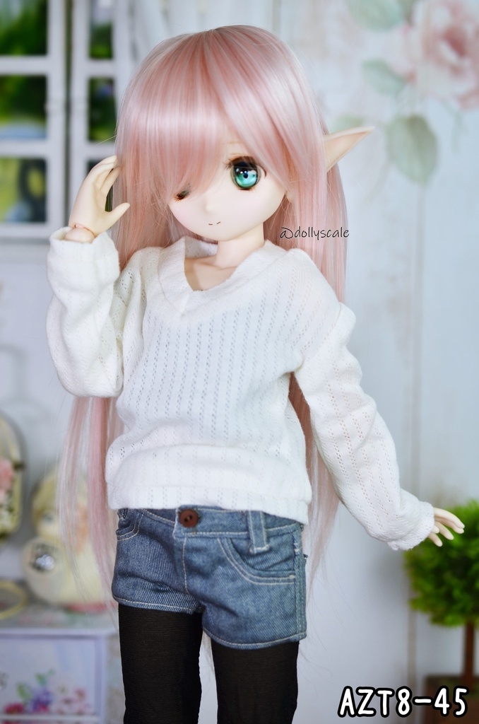 Vネックドロップショルダーの型紙　V-neck drop shoulder pattern