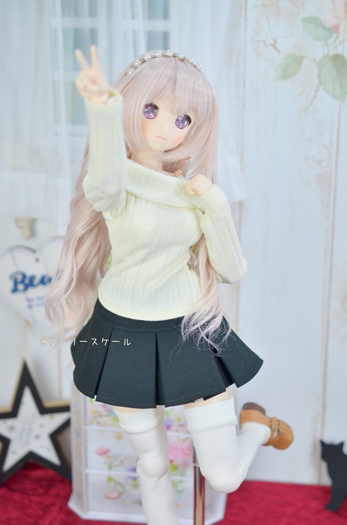 オフショルダーカットソーの型紙 Off-the-shoulder cut-saw pattern