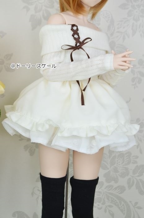 オフショルダーカットソーの型紙 Off-the-shoulder cut-saw pattern