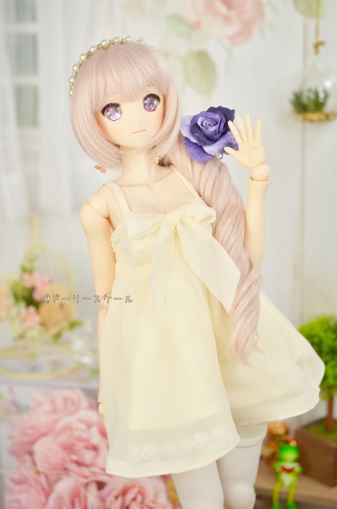 ハイウエストキャミワンピースの型紙 High-Waist Camisole Dress pattern