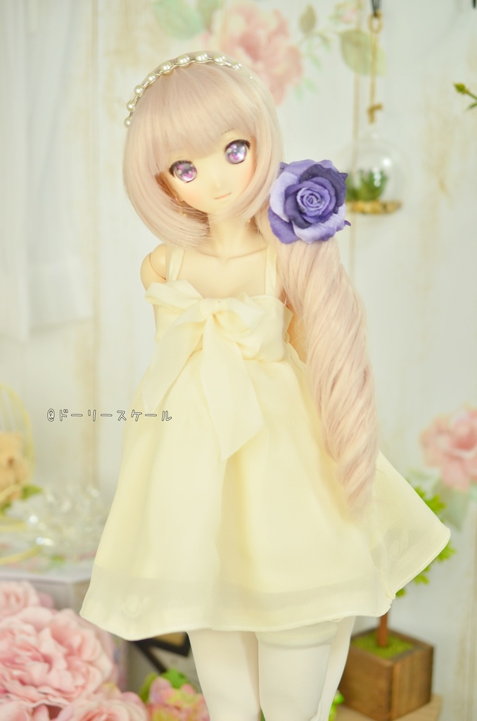 ハイウエストキャミワンピースの型紙 High-Waist Camisole Dress pattern