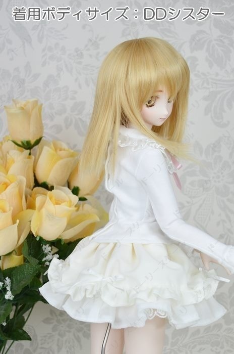 裾スカラップ&フリルスカートの型紙 Hem Scallop & Frill Skirt pattern