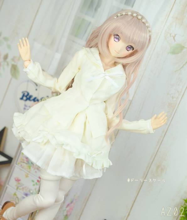 裾スカラップ&フリルスカートの型紙 Hem Scallop & Frill Skirt pattern