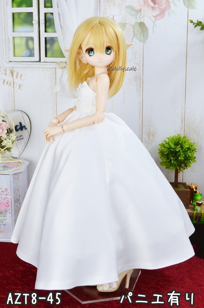 ドレス下ロングの型紙 Lower long dress pattern