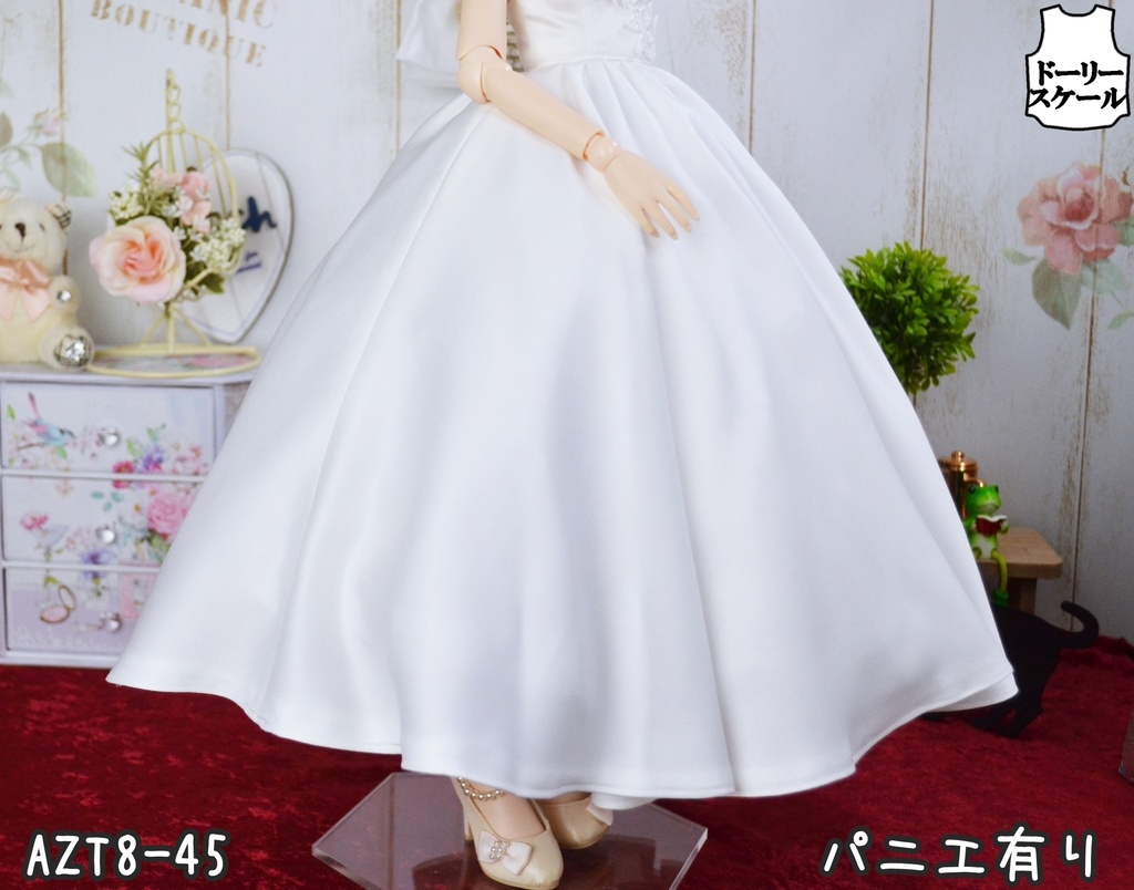 ドレス下ロングの型紙 Lower long dress pattern