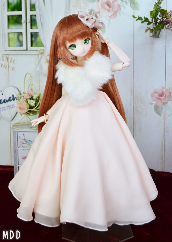 ドレス下ロングの型紙 Lower long dress pattern
