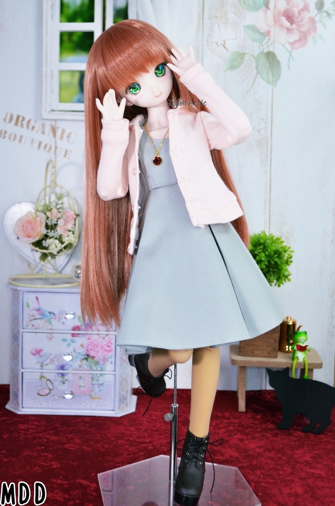ボックスプリーツワンピースの型紙 Box Pleated Dress pattern